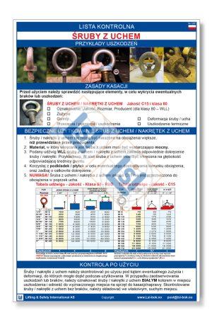 Sjekkliste A3: Øyebolter - POLSK